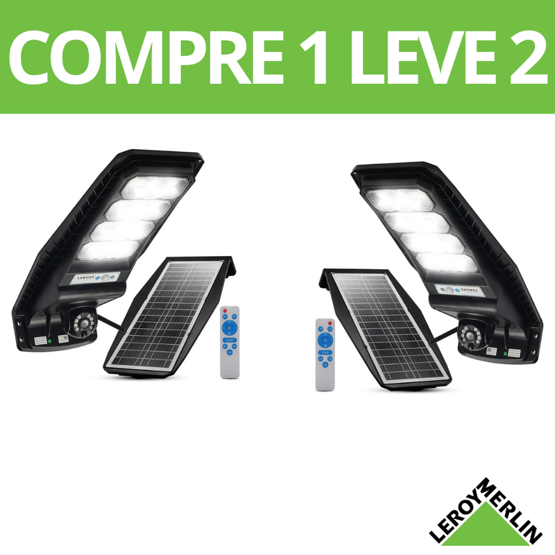 Refletor Solar 450W com Câmera Full HD – Energia Solar, Sem Fios [Pague 1 Leve 2]